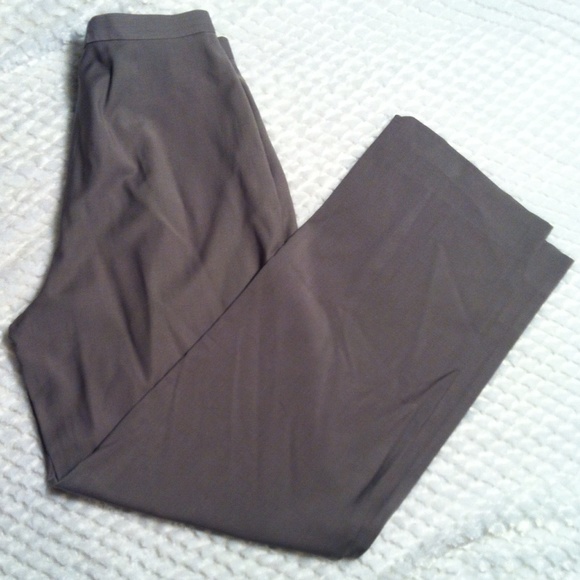 Armani Collezioni Gray Wool Slacks - Picture 1 of 4
